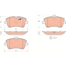GDB1514 Bremsbelagsatz, Scheibenbremse COTEC
