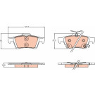 GDB2178 Bremsbelagsatz, Scheibenbremse GDB2178 Bremsbelagsatz, Scheibenbremse