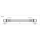Metzger | Bremsschlauch | 4113667
