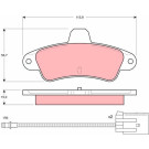 GDB1112 Bremsbelagsatz, Scheibenbremse GDB1112 Bremsbelagsatz, Scheibenbremse