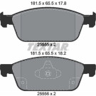 Textar | Bremsbelagsatz, Scheibenbremse | 2555501