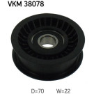 SKF | Umlenk-/Führungsrolle, Keilrippenriemen | VKM 38078