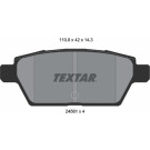 Textar | Bremsbelagsatz, Scheibenbremse | 2458102