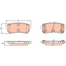 GDB3641 Bremsbelagsatz, Scheibenbremse