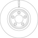 TRW | Bremsscheibe | DF6223S