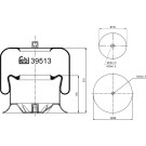 FEBI BILSTEIN 39513 Federbalg, Luftfederung