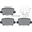 Textar Bremsbelagsatz, Scheibenbremse Q+ 2408601