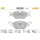301322 Bremsbelagsatz, Scheibenbremse ESSENTIAL