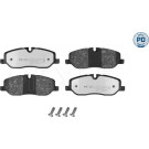 Meyle | Bremsbelagsatz, Scheibenbremse | 025 241 9118/PD