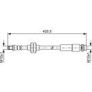 BOSCH | Bremsschlauch | 1 987 481 739
