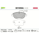 Valeo | Bremsbelagsatz, Scheibenbremse | 301050A