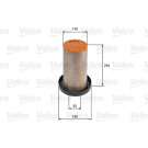 Valeo | Luftfilter | 585637