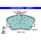 13.0470-2975.2 Bremsbelagsatz, Scheibenbremse ATE Ceramic