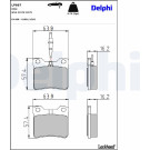 Delphi | Bremsbelagsatz, Scheibenbremse | LP667 Delphi | Bremsbelagsatz, Scheibenbremse | LP667