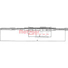 Metzger | Seilzug, Feststellbremse | 10.7402