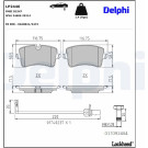 Delphi | Bremsbelagsatz, Scheibenbremse | LP2446 Delphi | Bremsbelagsatz, Scheibenbremse | LP2446