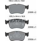 Textar Bremsbelagsatz, Scheibenbremse Q+ 2055601