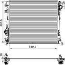 Valeo | Kühler, Motorkühlung | 735625
