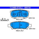 13.0460-5735.2 Bremsbelagsatz, Scheibenbremse