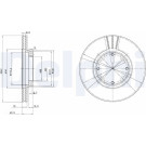 Delphi | Bremsscheibe | BG2394