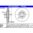 24.0130-0229.1 Bremsscheibe 24.0130-0229.1 Bremsscheibe