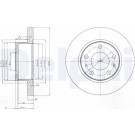 Delphi | Bremsscheibe | BG3752