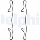 Delphi LX0571 Zubehörsatz, Scheibenbremsbelag