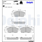 Delphi | Bremsbelagsatz, Scheibenbremse | LP2296 Delphi | Bremsbelagsatz, Scheibenbremse | LP2296
