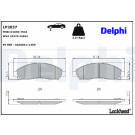 Delphi | Bremsbelagsatz, Scheibenbremse | LP2037 Delphi | Bremsbelagsatz, Scheibenbremse | LP2037