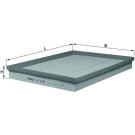 LX 2036 Luftfilter LX 2036 Luftfilter