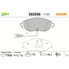302506 Bremsbelagsatz, Scheibenbremse ESSENTIAL