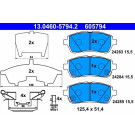 ATE | Bremsensatz, Scheibenbremse | 24.0123-0112.1 + 13.0460-5794.2