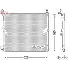 Denso | Kondensator, Klimaanlage | DCN50034