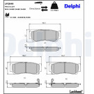 Delphi | Bremsbelagsatz, Scheibenbremse | LP2049 Delphi | Bremsbelagsatz, Scheibenbremse | LP2049