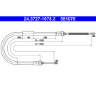 24.3727-1078.2 Seilzug, Feststellbremse 24.3727-1078.2 Seilzug, Feststellbremse