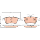 TRW COTEC GDB2086 Bremsbeläge nicht für Verschleißwarnanzeiger vorbereitet TRW COTEC GDB2086 Bremsbeläge nicht für Verschleißwarnanzeiger vorbereitet