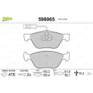 Valeo | Bremsbelagsatz, Scheibenbremse | 598065
