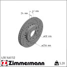 Zimmermann | Bremsscheibe | 430.1461.52