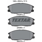 Textar | Bremsbelagsatz, Scheibenbremse | 2406801
