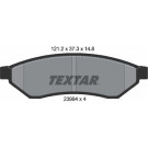 Textar | Bremsbelagsatz, Scheibenbremse | 2399401