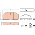 GDB5069 Bremsbelagsatz, Scheibenbremse GDB5069 Bremsbelagsatz, Scheibenbremse
