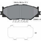 Textar | Bremsbelagsatz, Scheibenbremse | 2398301