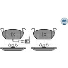 Meyle | Bremsbelagsatz, Scheibenbremse | 025 220 3517/PD