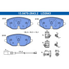 Bremsbelagsatz, Scheibenbremse ATE Ceramic 13.0470-2643.2