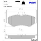 Delphi Bremsbelagsatz, Scheibenbremse LP1437