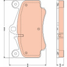 GDB1778 Bremsbelagsatz, Scheibenbremse GDB1778 Bremsbelagsatz, Scheibenbremse