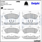 LP1501 Bremsbelagsatz, Scheibenbremse