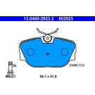13.0460-2923.2 Bremsbelagsatz, Scheibenbremse