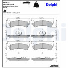 Delphi | Bremsbelagsatz, Scheibenbremse | LP1635