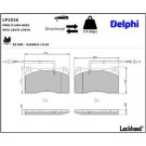 Delphi Bremsbelagsatz, Scheibenbremse LP1516